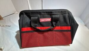 Craftsman Black and Red Tool Bag 12x9